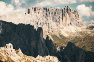 Blick vom Gipfel des Sas Campac auf Langkofel Blick vom Gipfel des Sas Campac auf Langkofel